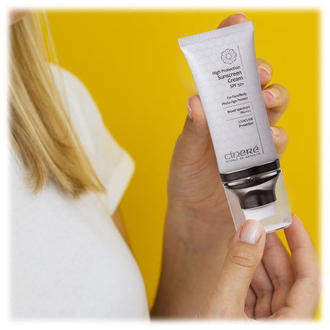 Cinere High Protection Sunscreen Cream SPF 50+ with Vitamin E - 50ml