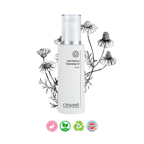 Cinere 100% Natural Cleansing Gel (Oily Skin) 150ml - Soap free