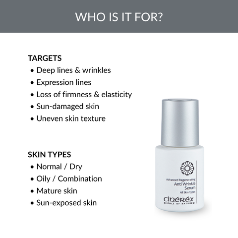 Cinerex Advanced Regenerating Anti-Wrinkle Serum 30ml