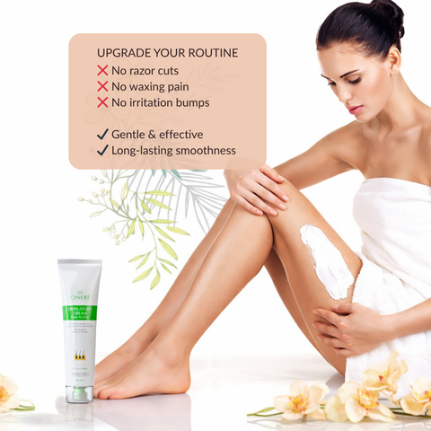 Cinere Depilatory Cream Fast-Action Soothing  100 ml (Face & Body)