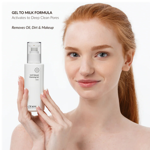 Cinere 100% Natural Cleansing Gel (Oily Skin) 150ml - Soap free
