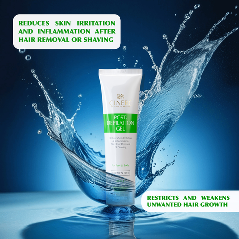 Cinere Post-Depilation Gel with Hair Growth Impediment Active – 50 ml